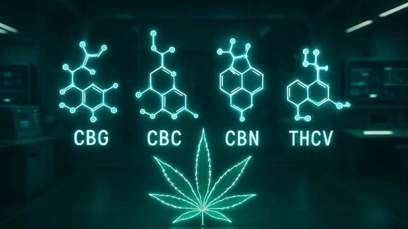 Малые каннабиноиды: CBG, CBC, CBN и THCV